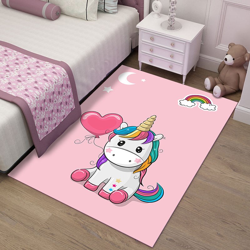 Commercial Kitchen Mats - Розовый ковер с рисунком единорога для