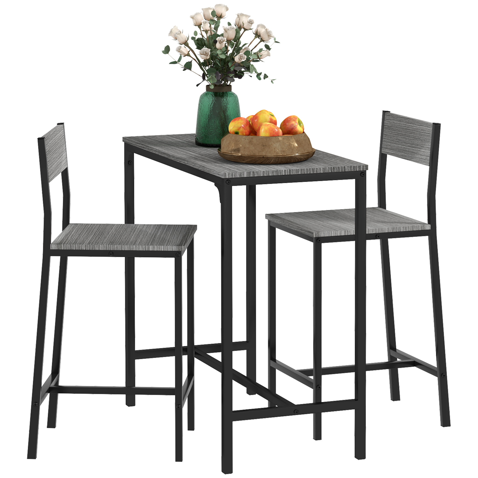 Commercial Kitchen Small Space - Комплект из 3 предметов: барный стол