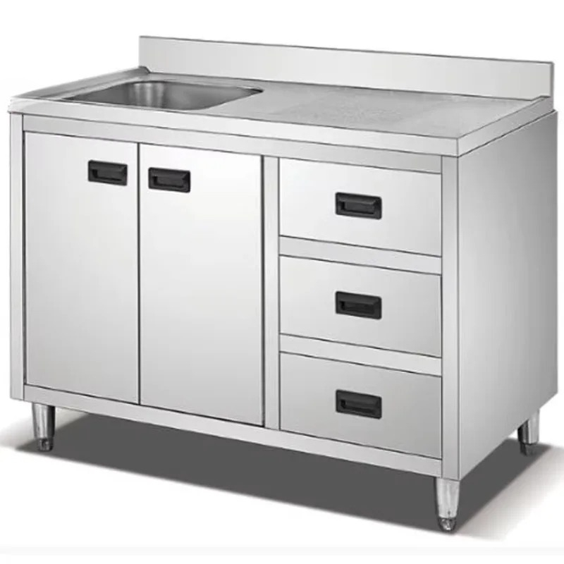 Commercial Kitchen Sink - Сверхмощный ресторанный кухонный стол для хранения,