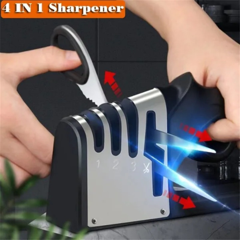 Commercial Kitchen Knives - Профессиональная вольфрамовая быстрая точилка 4-в-1 для