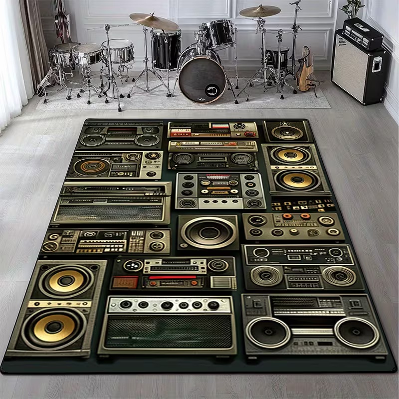 Commercial Kitchen Mats - Классический музыкальный винтажный виниловый ковер, коврики