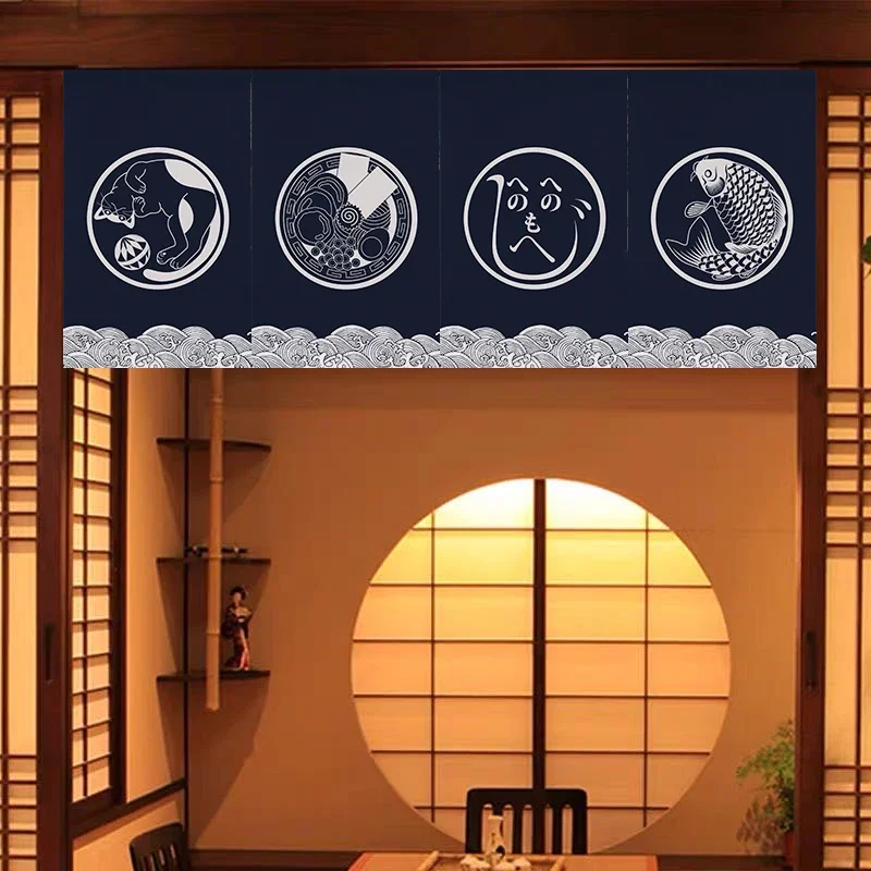 Commercial Kitchen Japanese - Японская короткая занавеска, декоративная подвесная занавеска