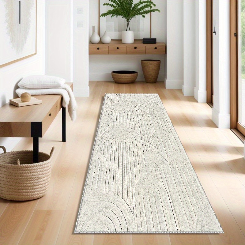 Commercial Kitchen Mats - Нейтральный кремовый абстрактный коврик с текстурными