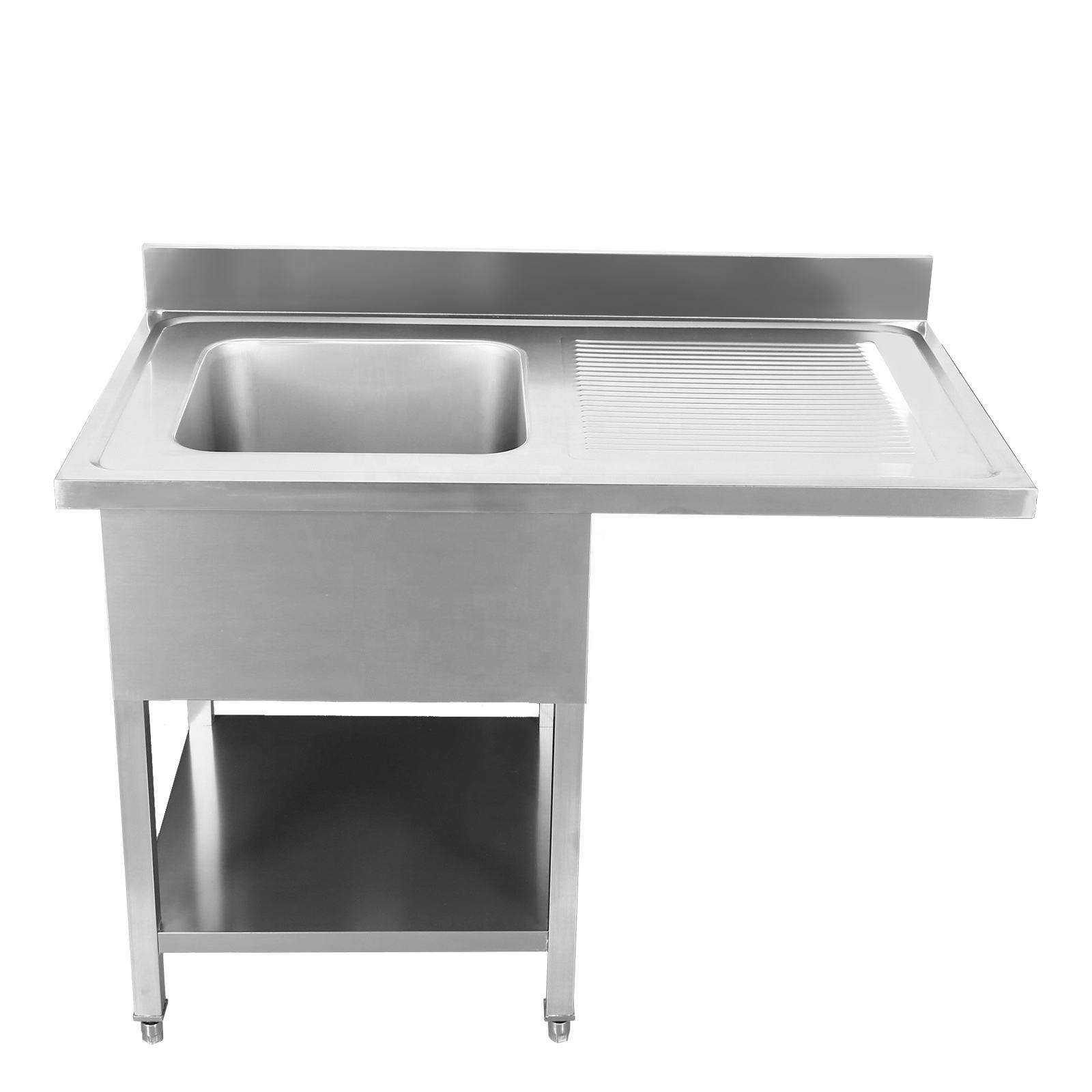 Commercial Kitchen Sink - Рабочий стол из нержавеющей стали с
