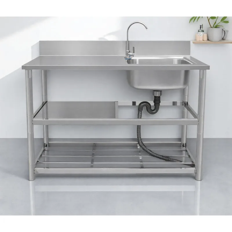 Отдельно стоящая мойка из нерж – обзор и цена Commercial Kitchen Sink