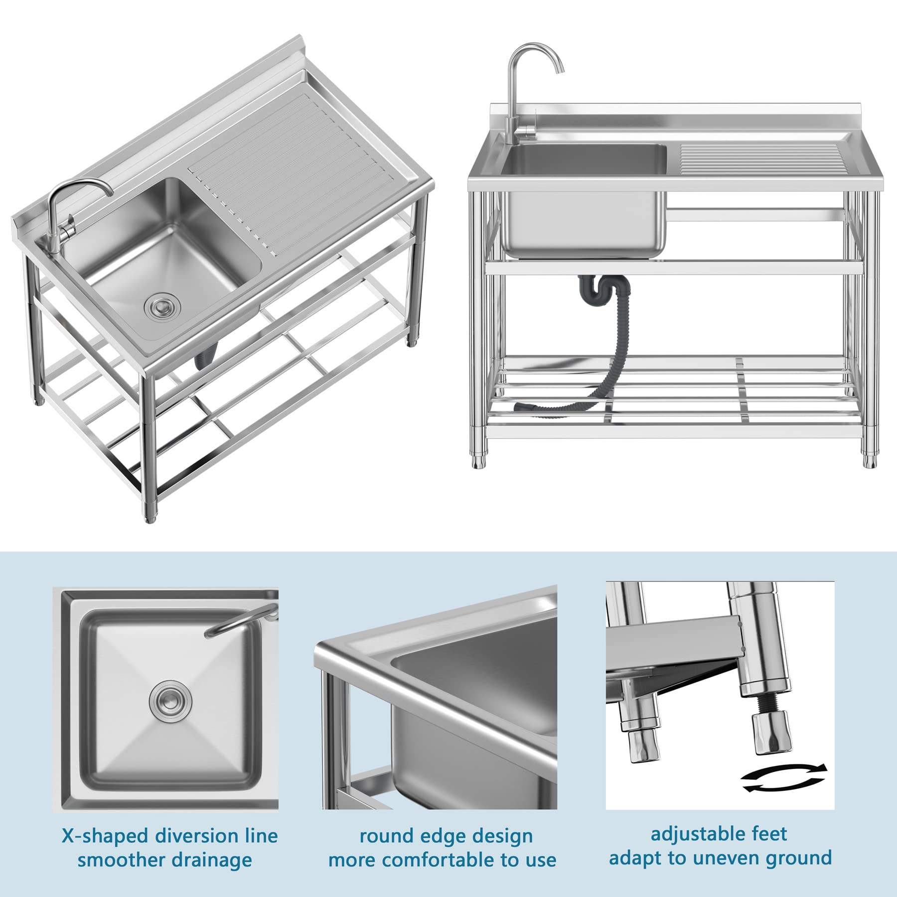 Самая продаваемая коммерческая – обзор и цена Commercial Kitchen Sink