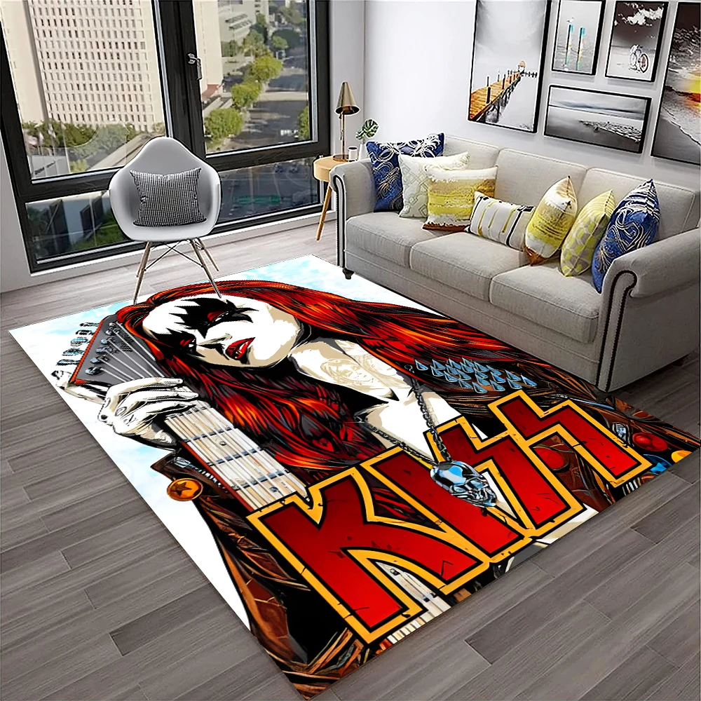 Ретро KISS Rock Band Ковер Ков – обзор и цена Commercial Kitchen Mats